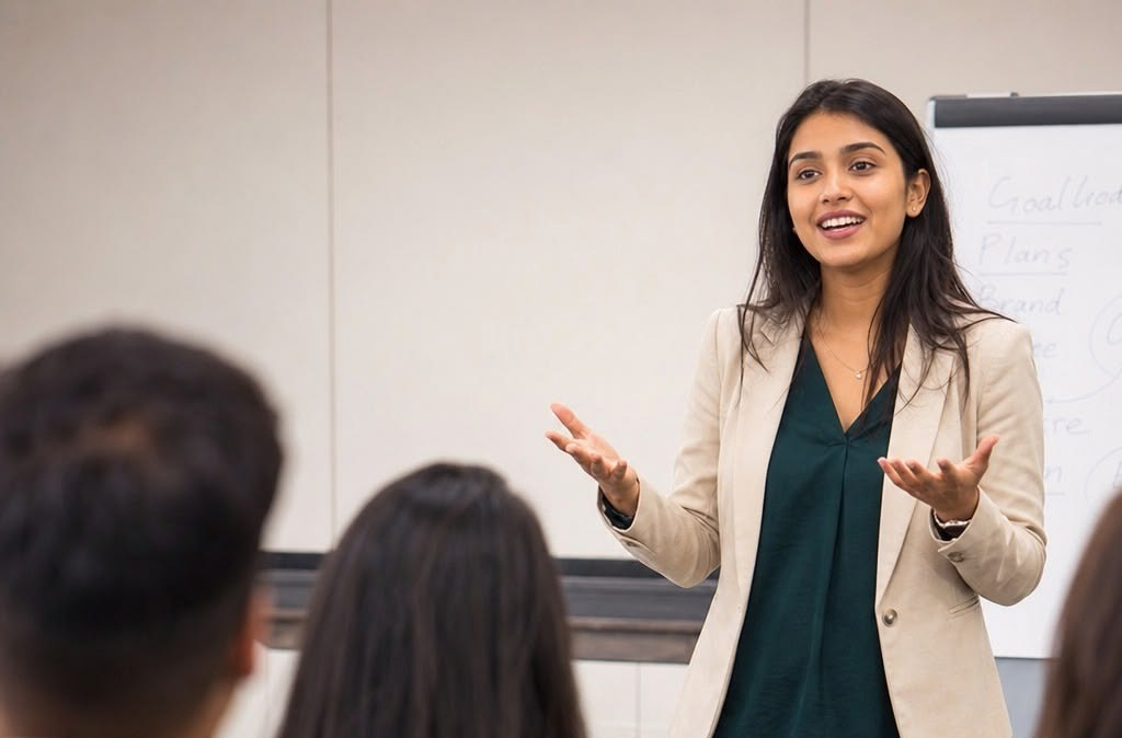 Students connecting with mentors and professionals